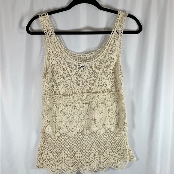 American Eagle Outfitters Tops - AEO Crochet Tank